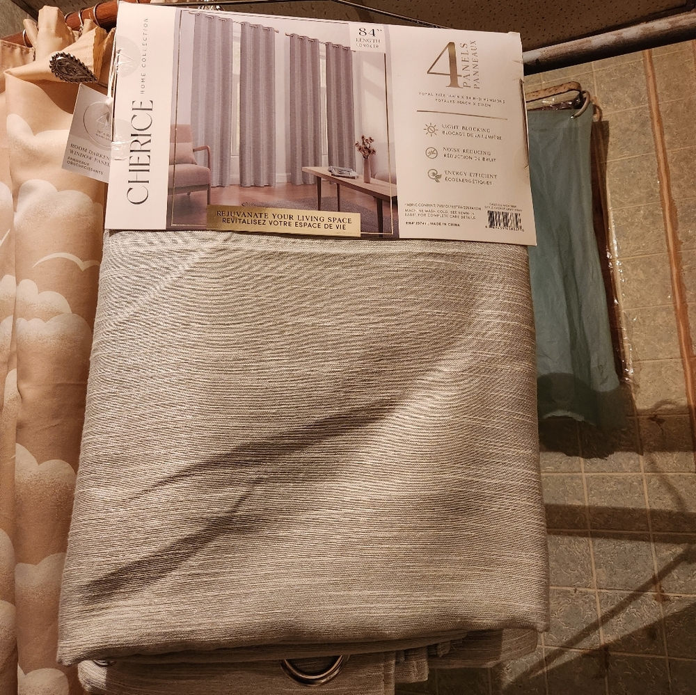 Chic Home Silver Curtains